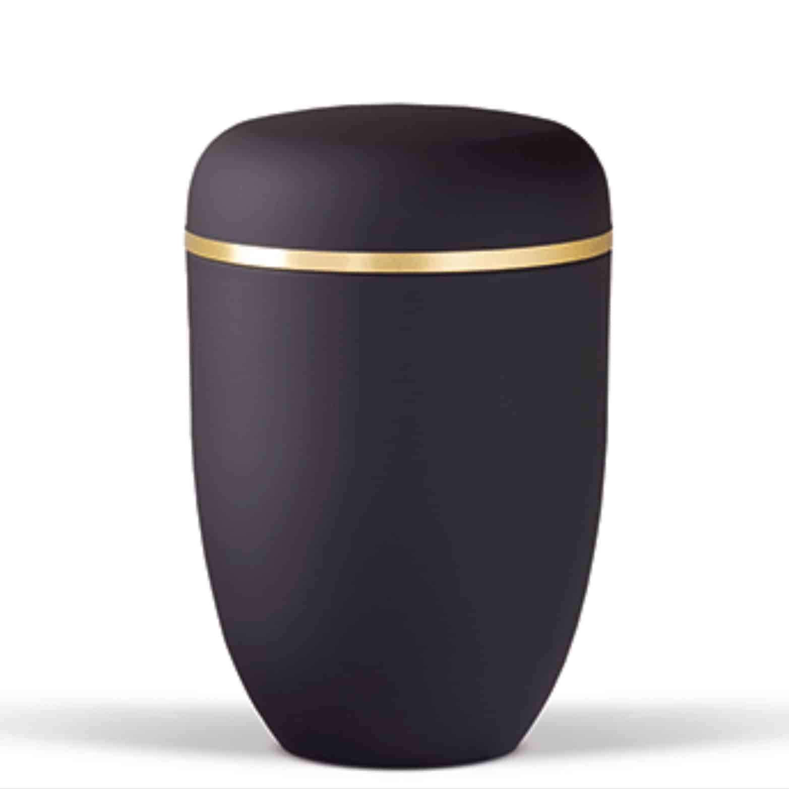 Nr. 12 – Bestla Urne m. Guldkant, Sort