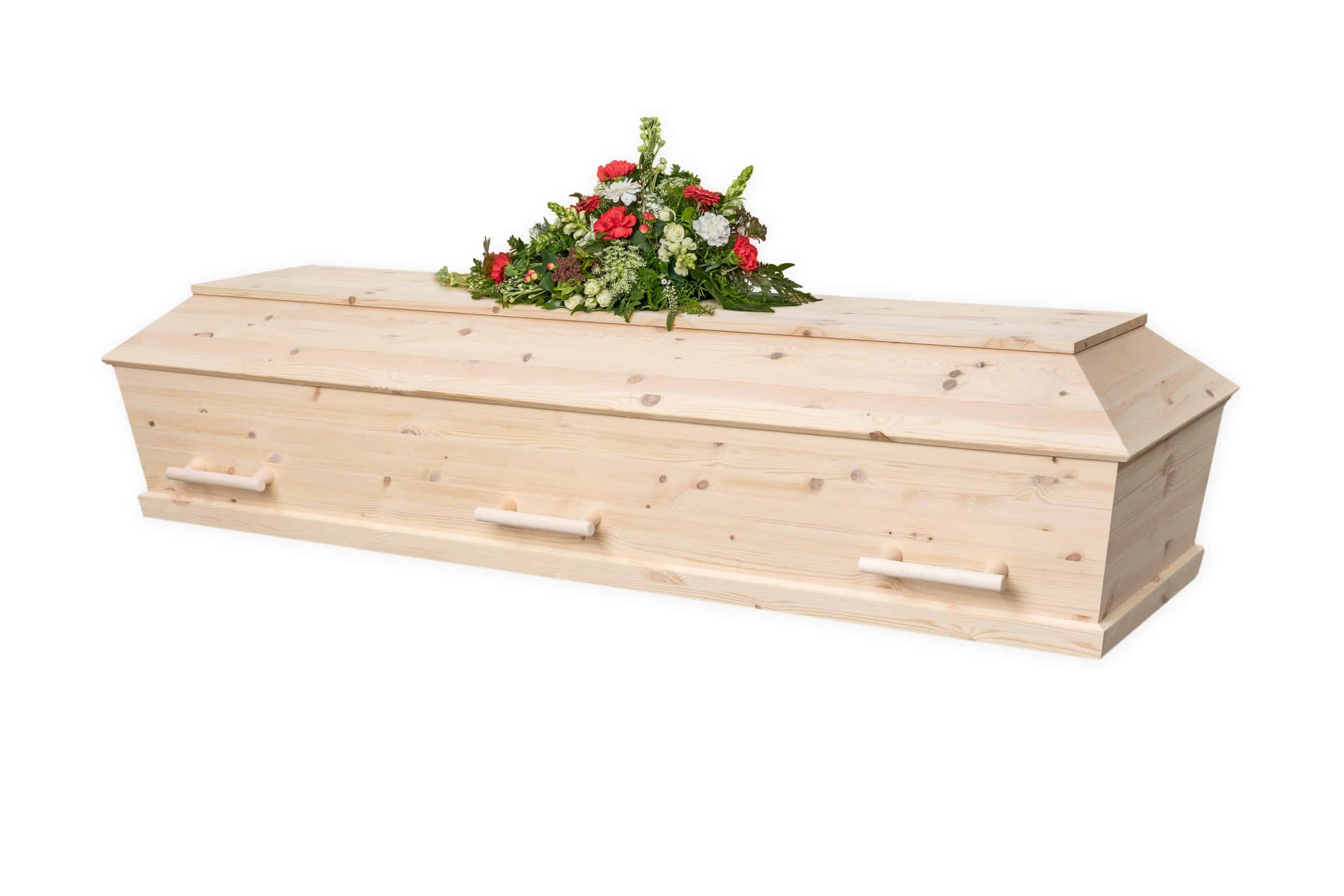 Nr. 5 – Natur kiste i ubehandlet fyrretræ til kremering