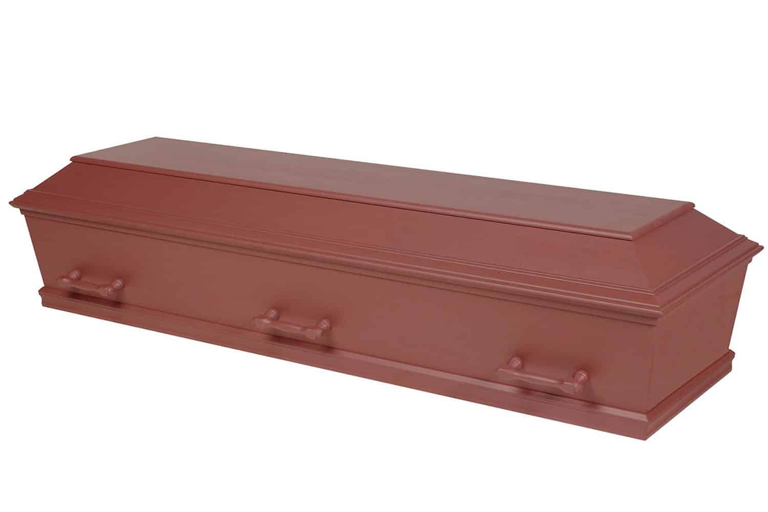 Nr. 9 – Farvet kiste, vinrød