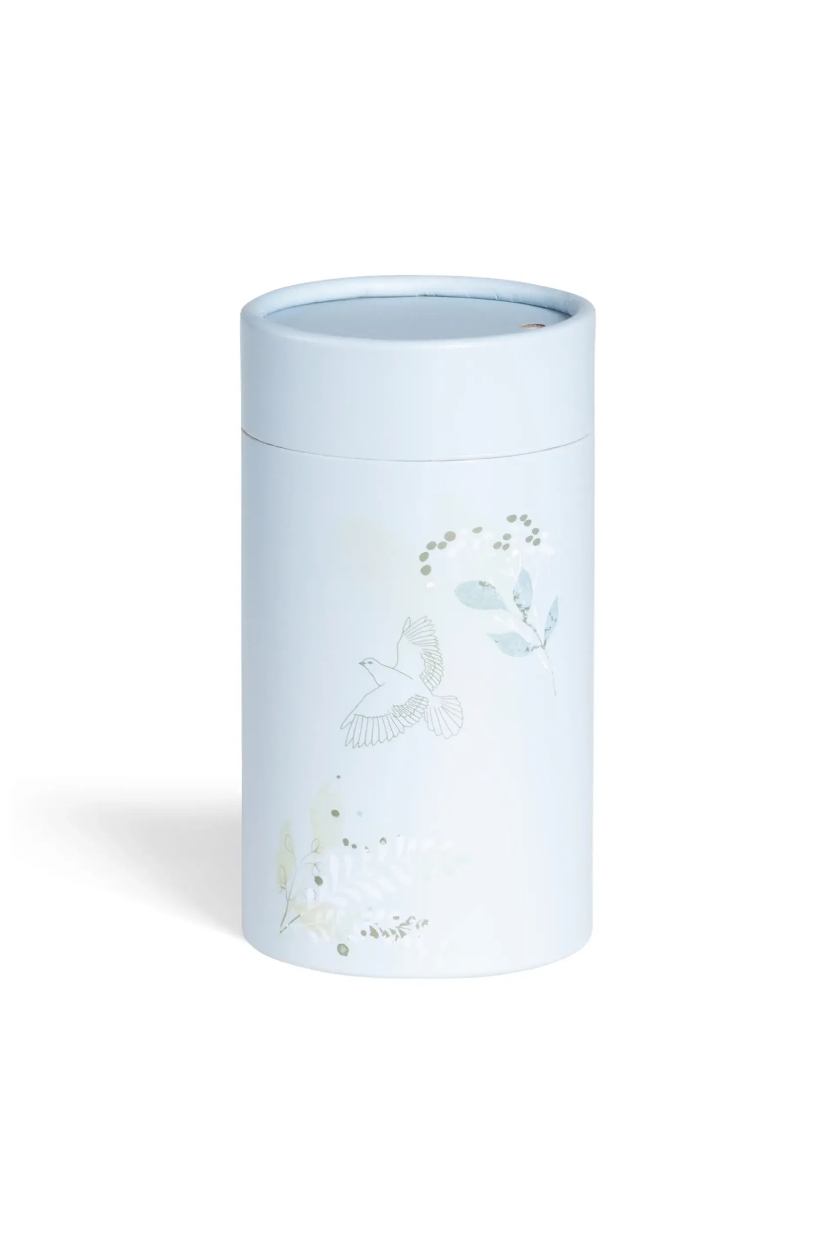 Askerør med due, lyseblå – til barn