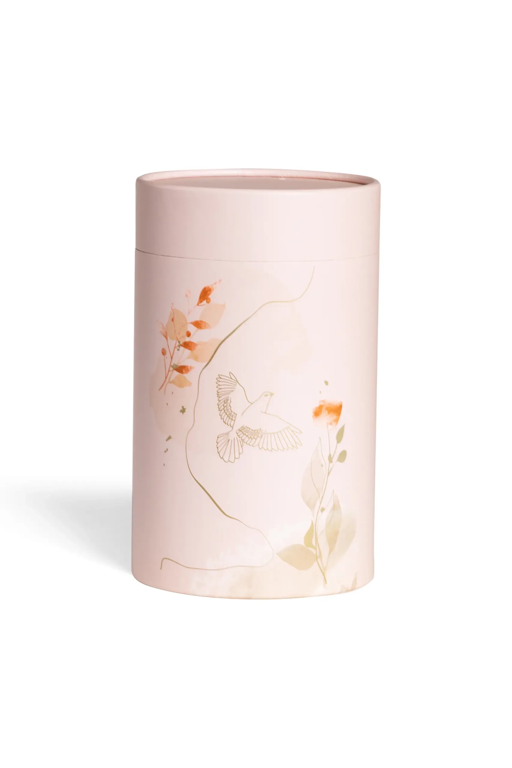 Askerør med due, lyserød – til barn