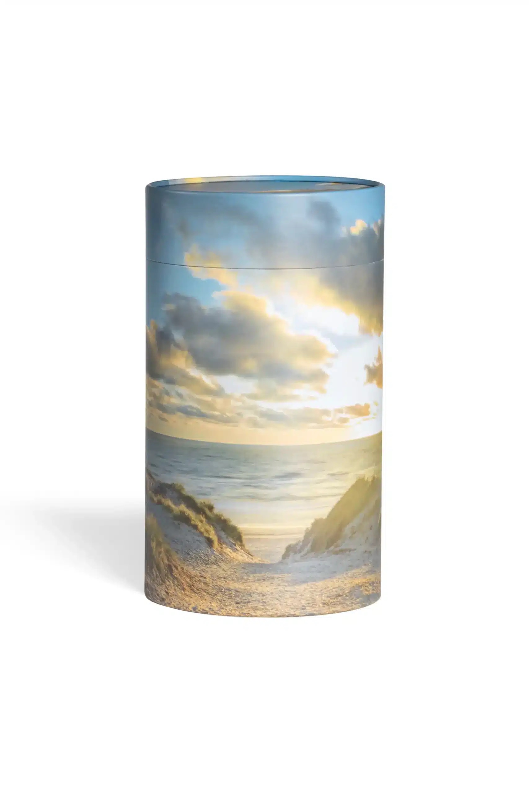 Askerør med strand og hav