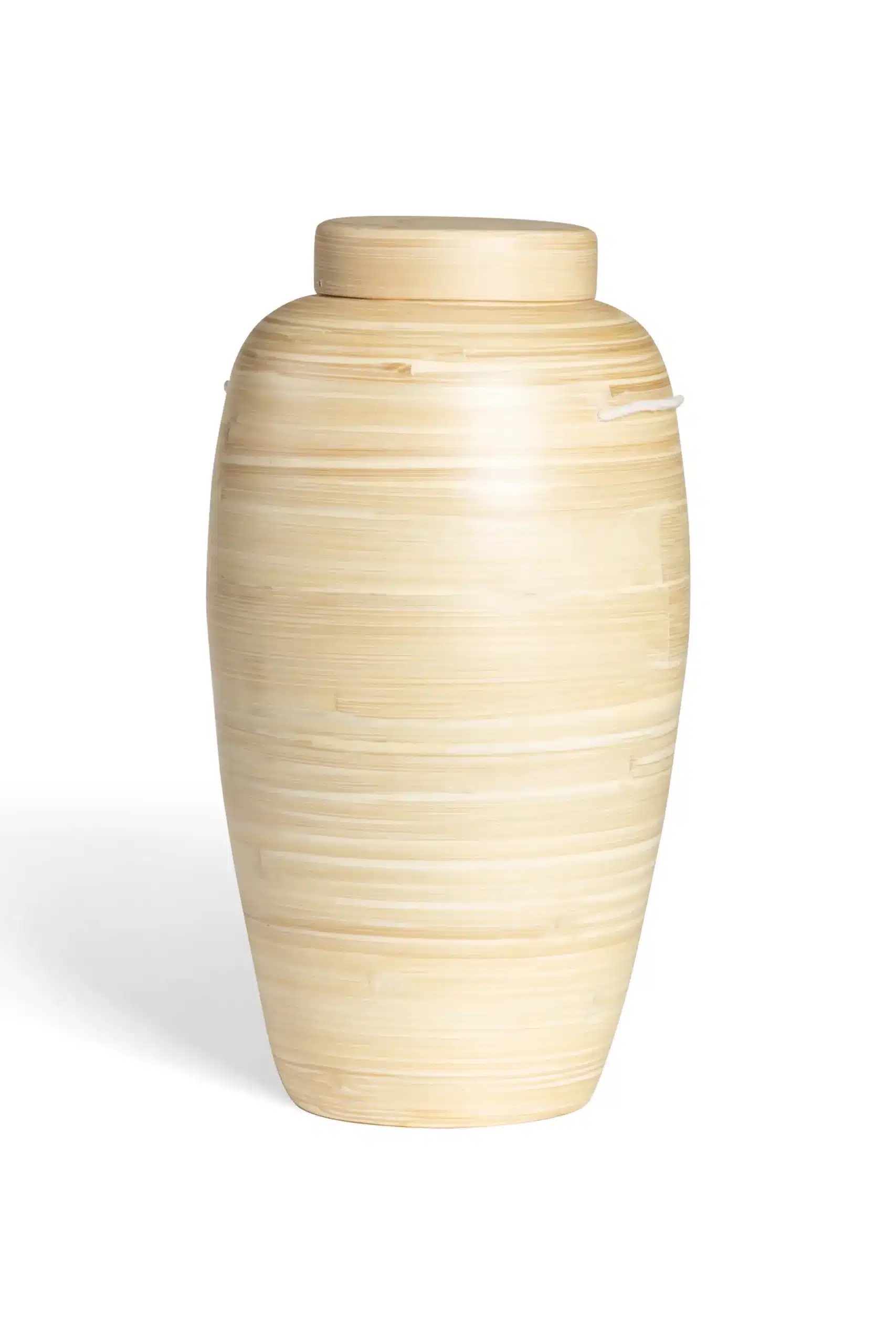 Danskfremstillet bambus urne