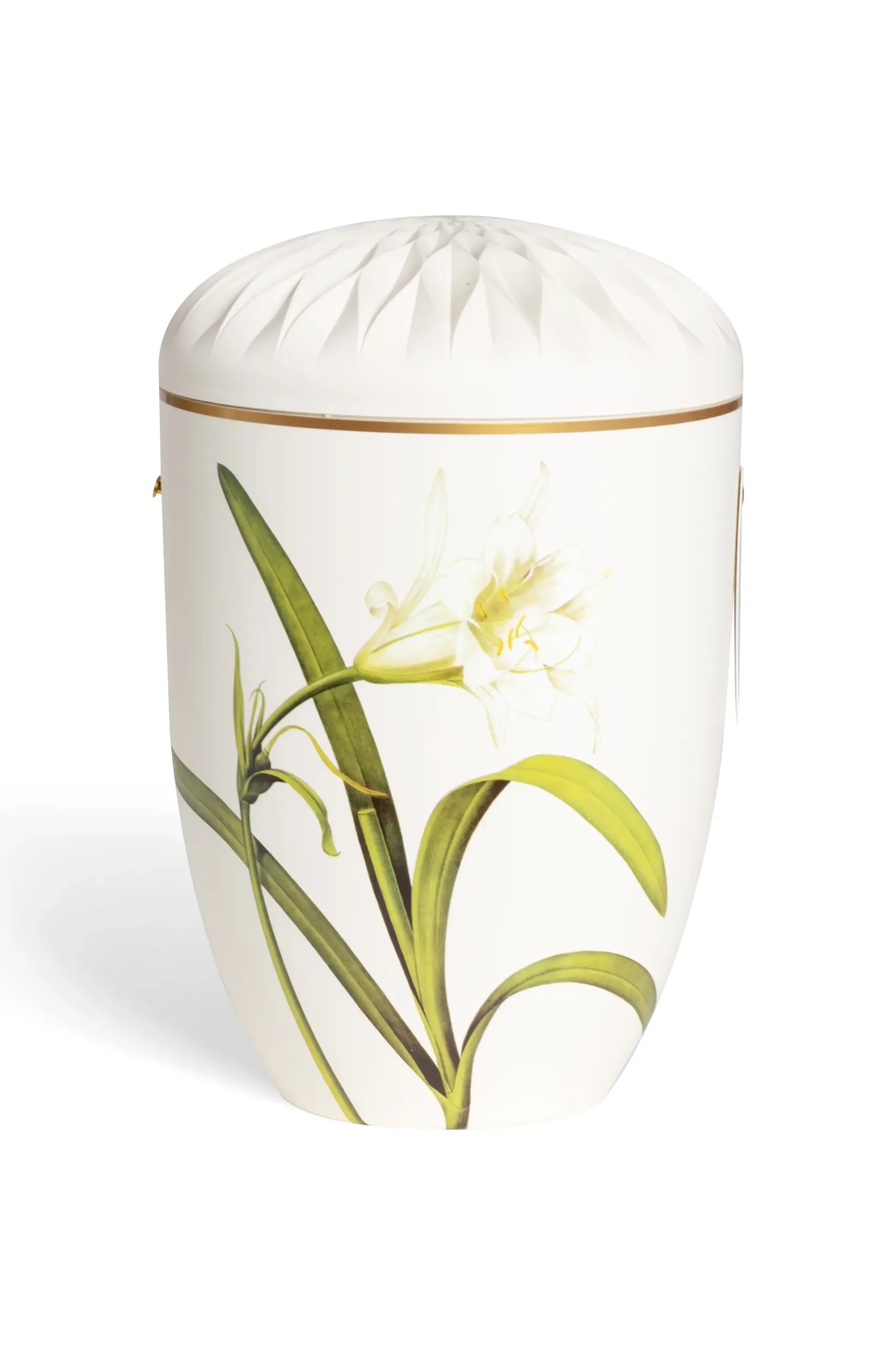 Fryd urne med hvid lilje